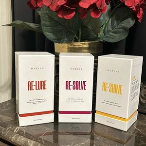 Maelys serums re-lure re-solve re-shine lot of 3